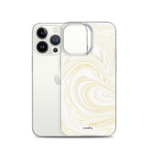 Load image into Gallery viewer, White & Gold Swirl