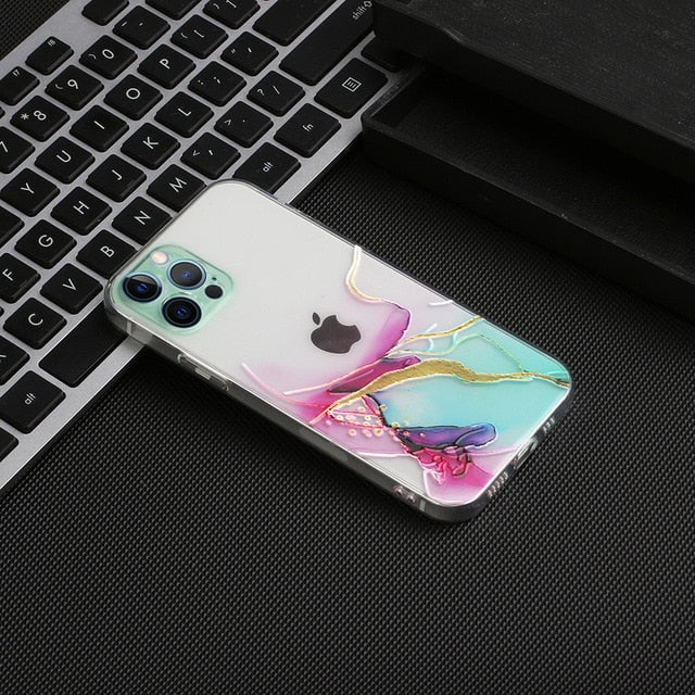 Shockproof Watercolor Phone Case for iPhone
