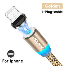 Load image into Gallery viewer, USB Cable Charger With Removable Magnetic Tips For iPhone, Type C, Micro USB