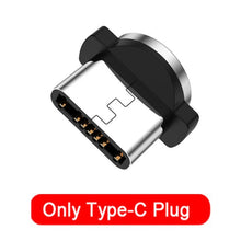 Load image into Gallery viewer, USB Cable Charger With Removable Magnetic Tips For iPhone, Type C, Micro USB