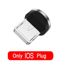 Load image into Gallery viewer, USB Cable Charger With Removable Magnetic Tips For iPhone, Type C, Micro USB