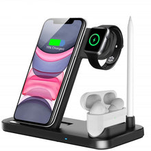 Load image into Gallery viewer, Wireless 4 in 1 Foldable Charging Dock Station Fast Charging