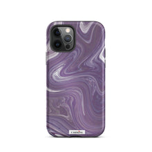 Load image into Gallery viewer, Purple Marble iPhone case
