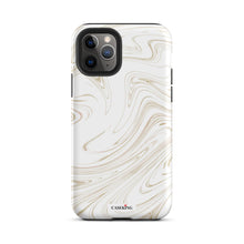 Load image into Gallery viewer, White & Gold Marble iPhone Case