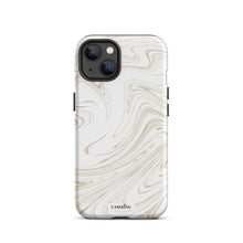 Load image into Gallery viewer, White & Gold Marble iPhone Case
