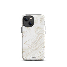 Load image into Gallery viewer, White & Gold Marble iPhone Case
