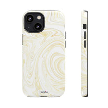 Load image into Gallery viewer, White &amp; Gold Swirl
