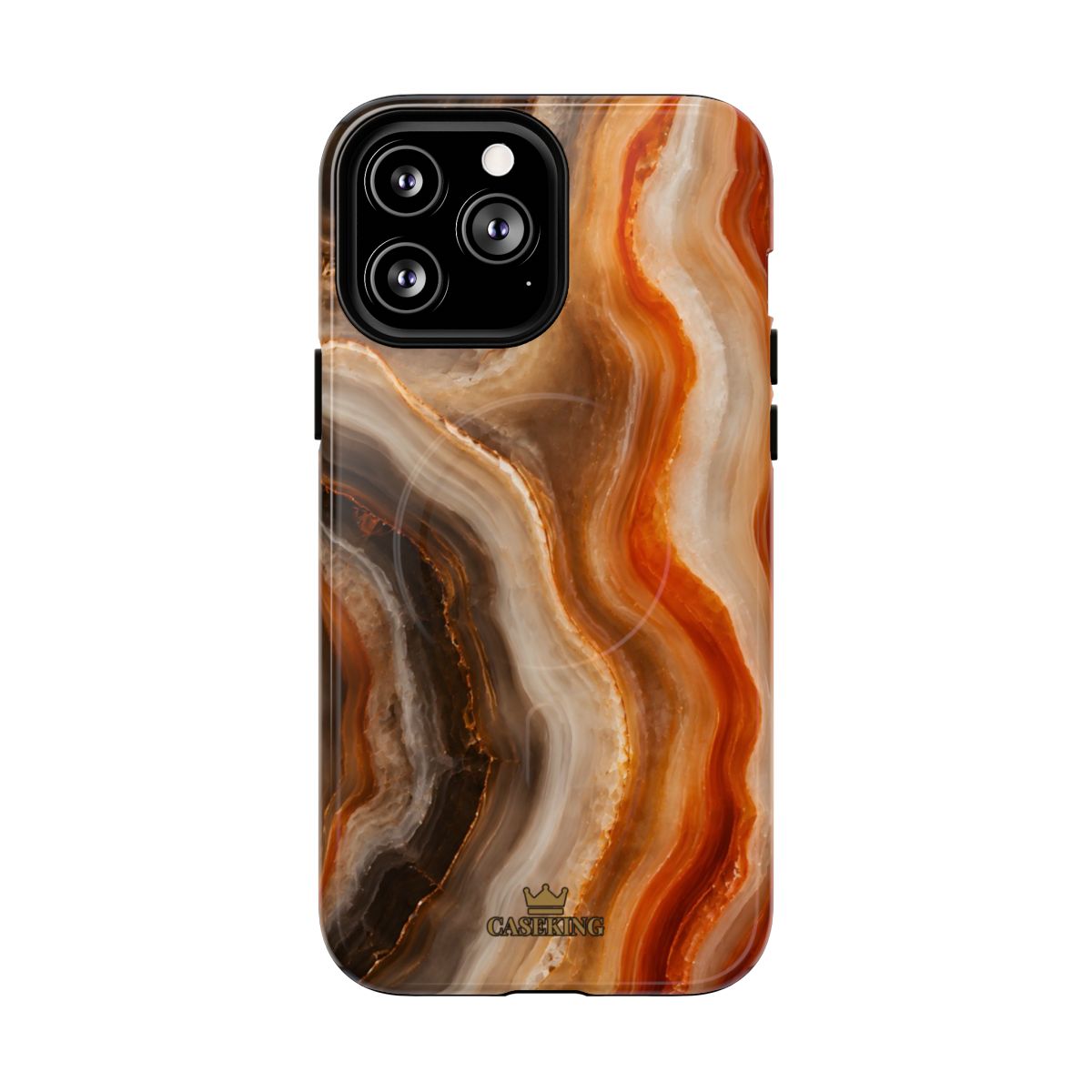 Agate MagSafe-compatible tough case on iPhone 13 Pro Max, glossy finish
