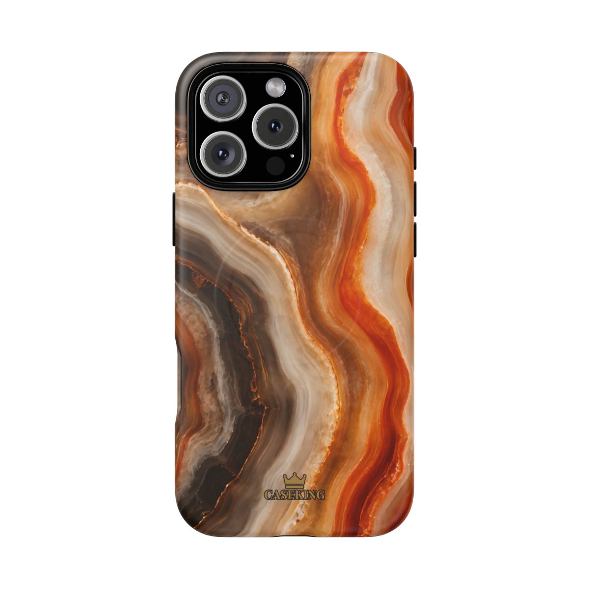 Agate MagSafe-compatible tough case on iPhone 16 Pro Max, matte finish