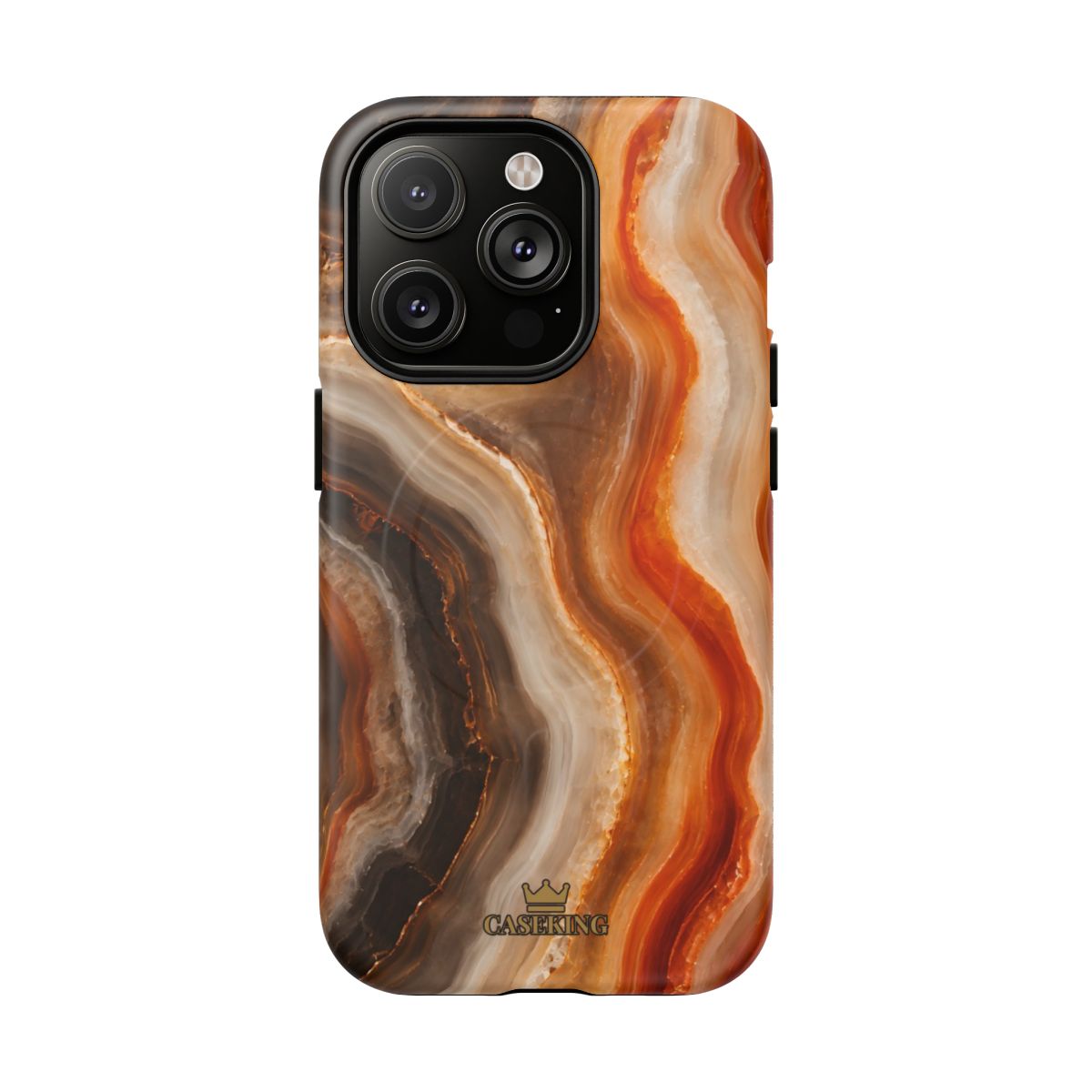 Agate MagSafe-compatible tough case on iPhone 14 Pro, matte finish