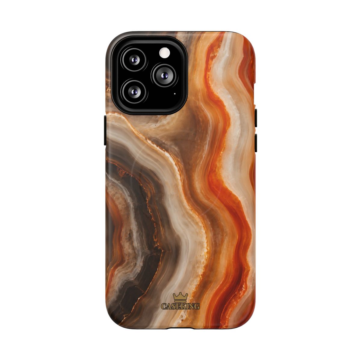 Agate MagSafe-compatible tough case on iPhone 13 Pro Max, matte finish