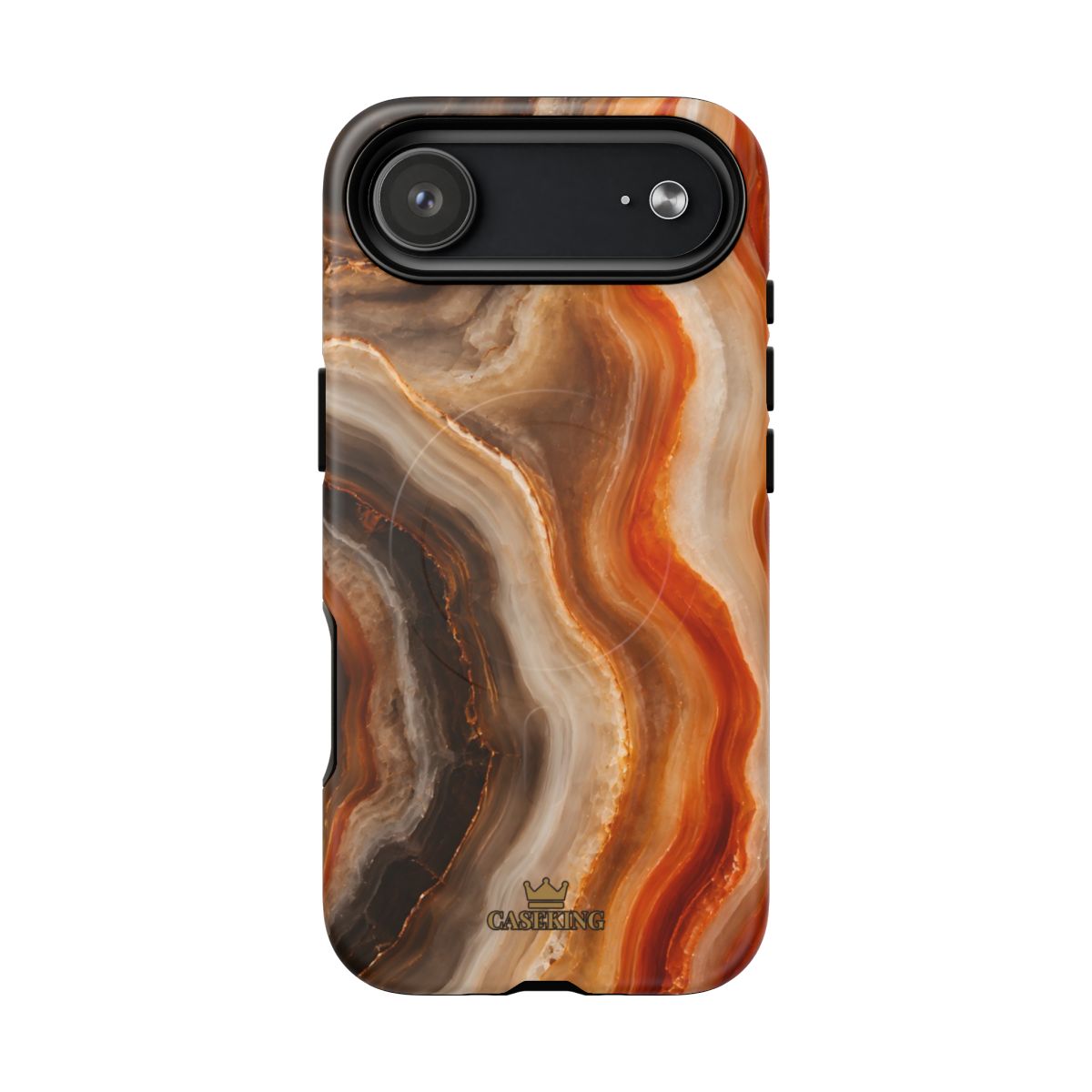 Agate MagSafe-compatible tough case on iPhone 17 Air, matte finish