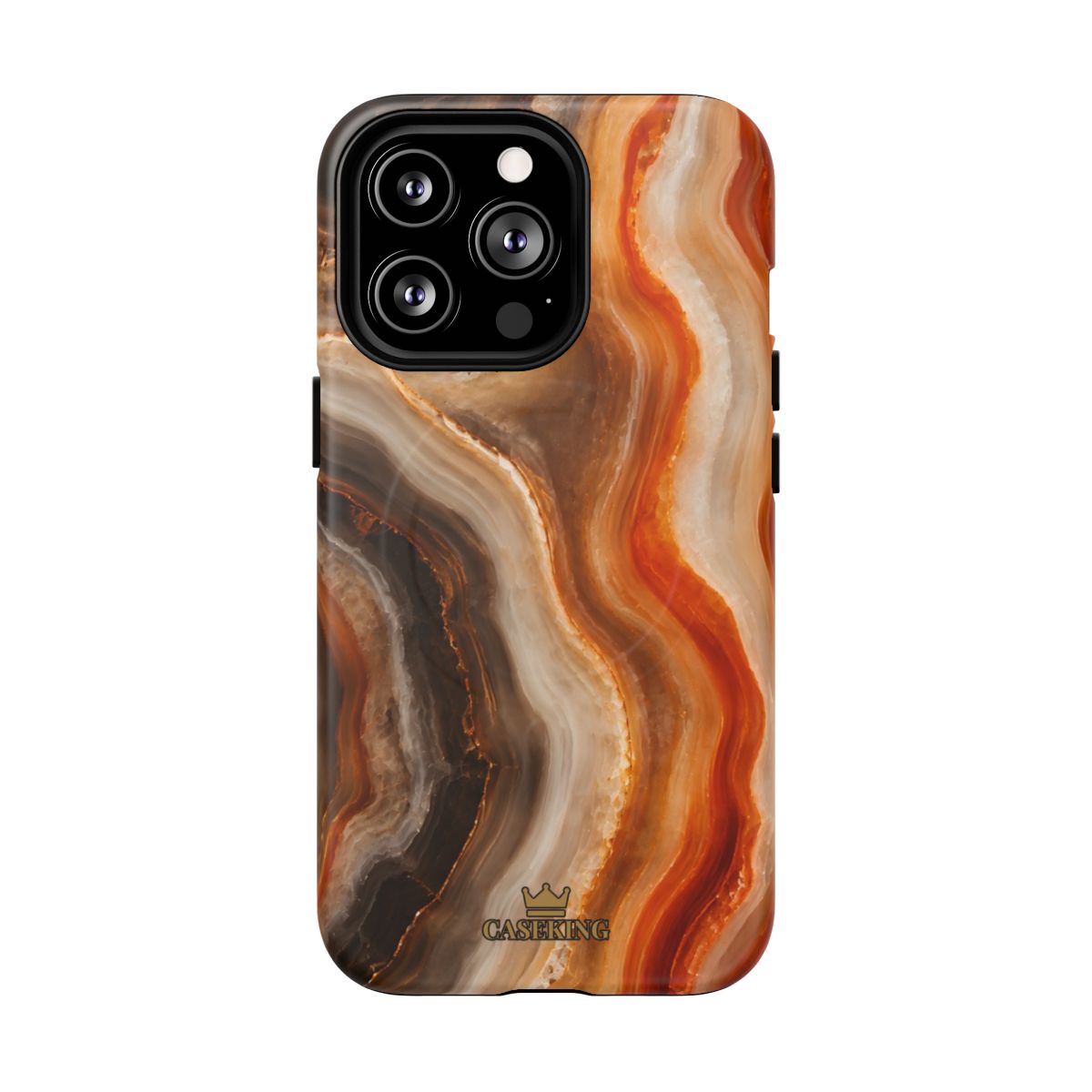 Agate MagSafe-compatible tough case on iPhone 13 Pro, matte finish