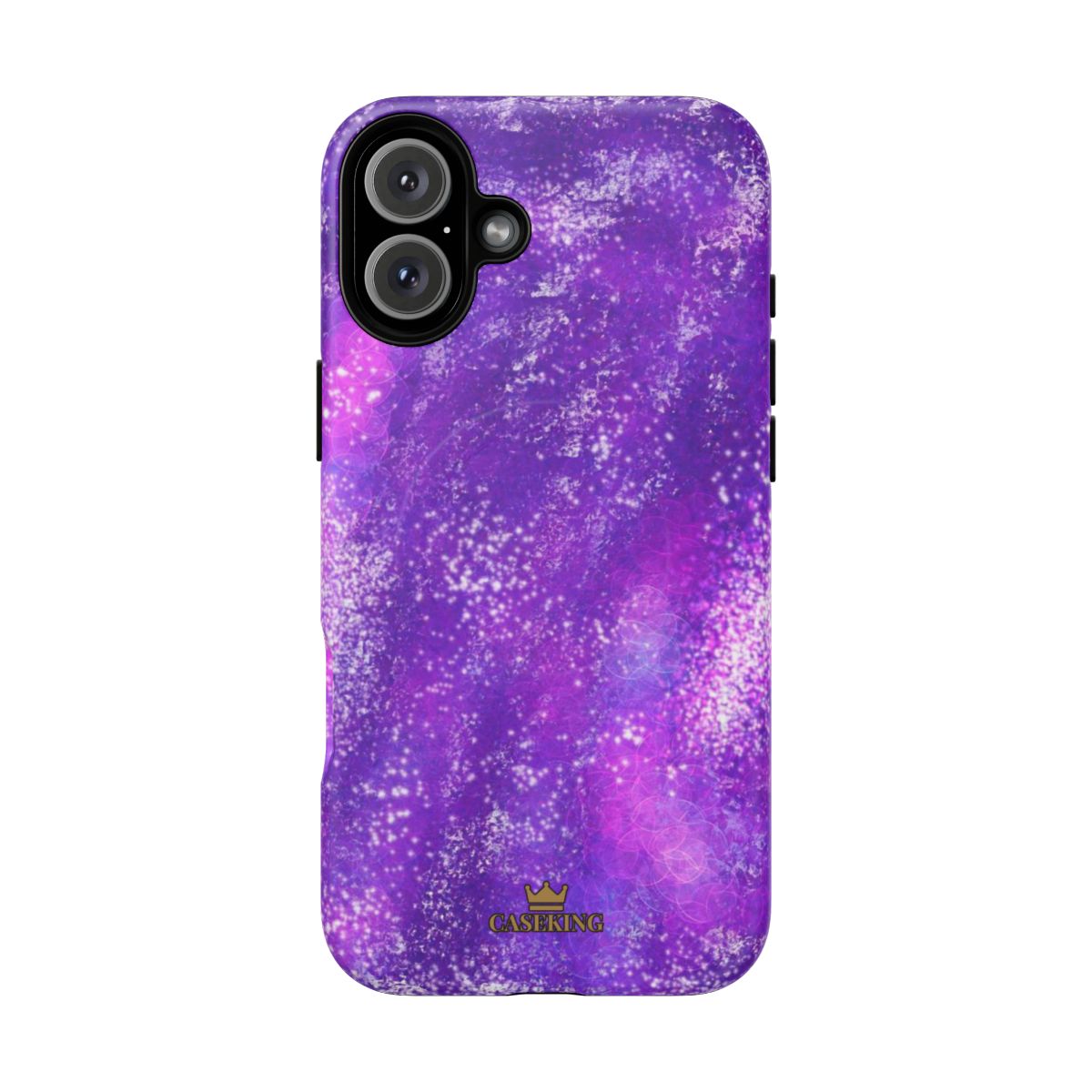 Amethyst Gem MagSafe-compatible tough case on iPhone 16 Plus, matte finish