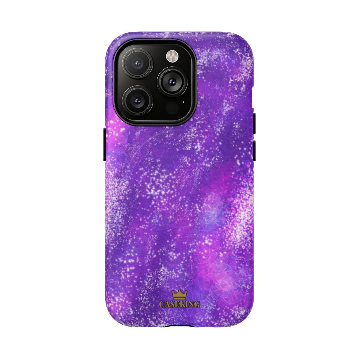 Amethyst Gem MagSafe-compatible tough case on iPhone 14 Pro, matte finish