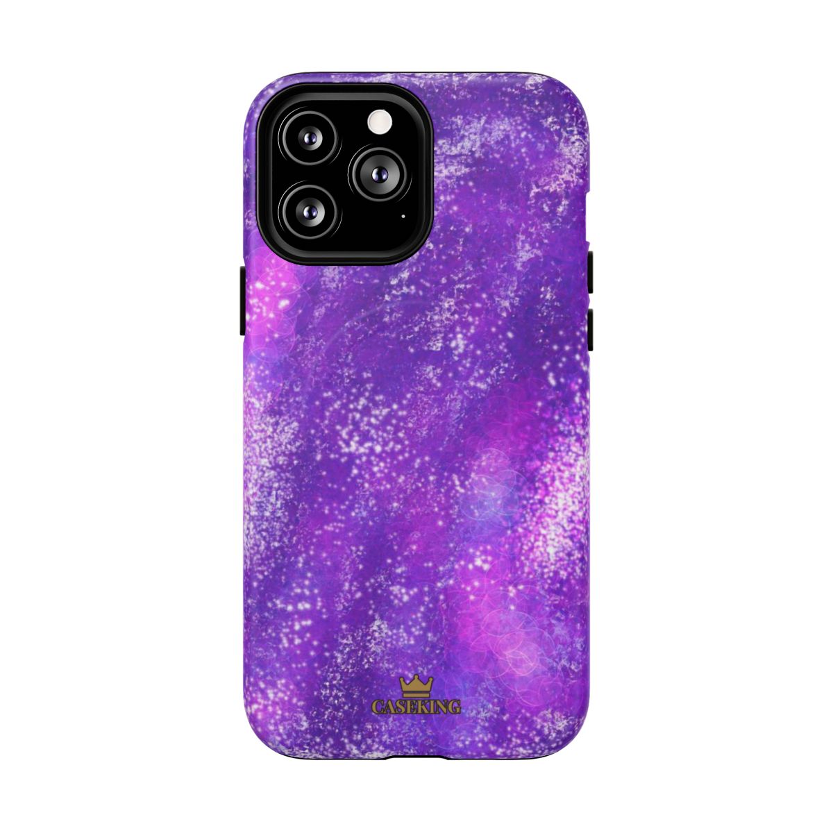 Amethyst Gem MagSafe-compatible tough case on iPhone 13 Pro Max, matte finish