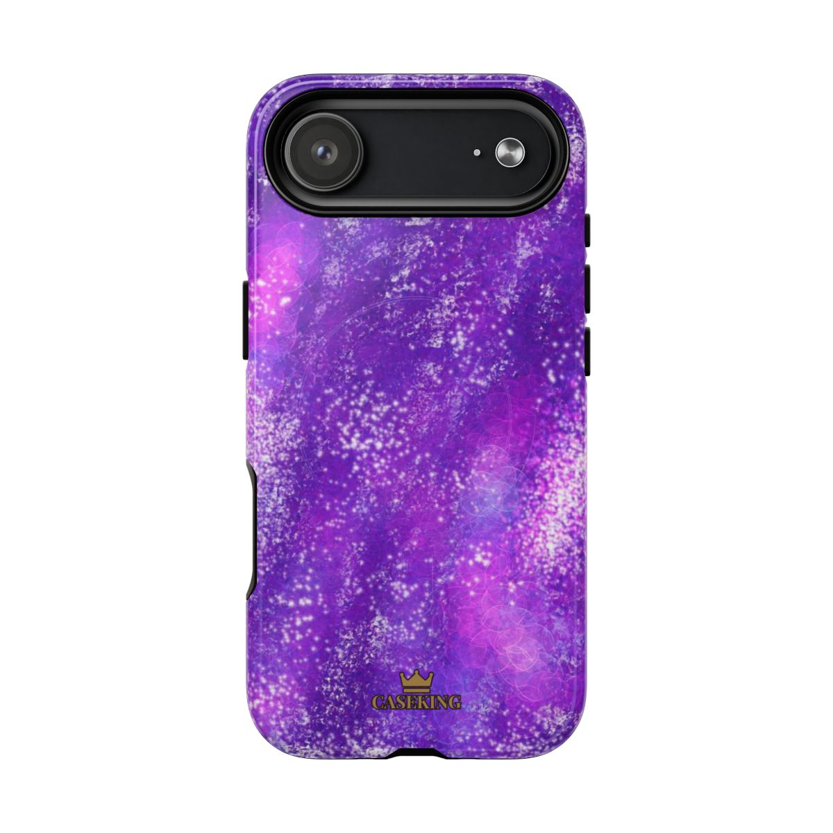 Amethyst Gem MagSafe-compatible tough case on iPhone 17 Air, glossy finish