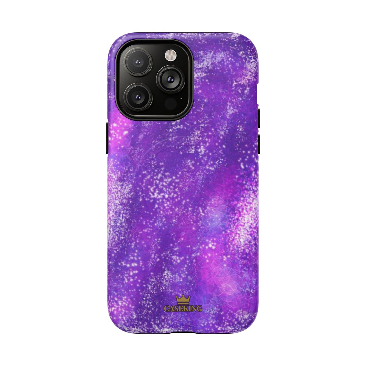 Amethyst Gem MagSafe-compatible tough case on iPhone 14 Pro Max, matte finish