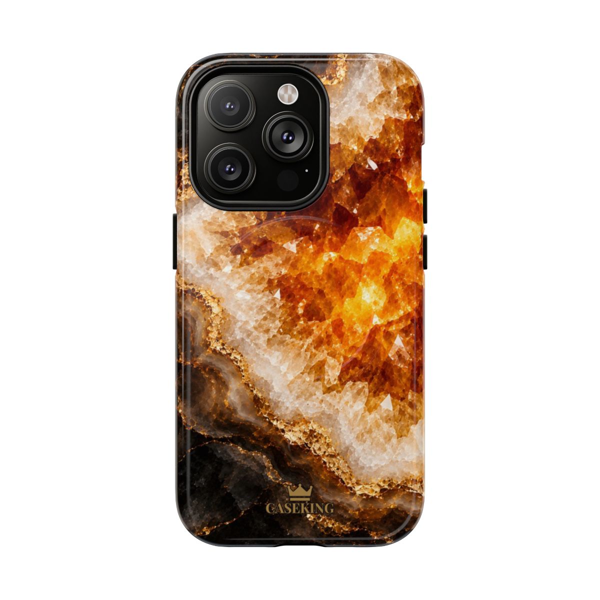 Citrine MagSafe-compatible tough case on iPhone 14 Pro, glossy finish