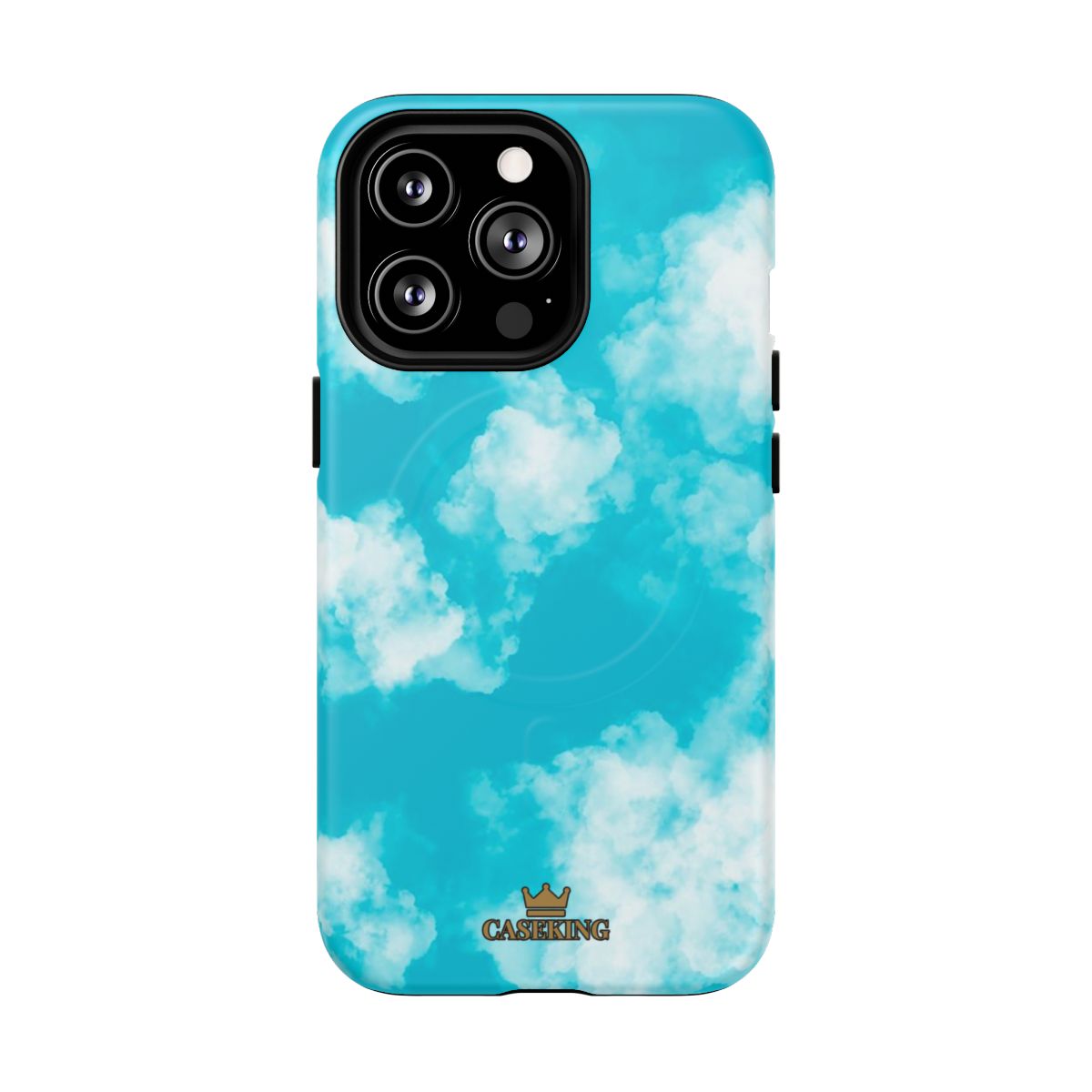 Cloudy Sky MagSafe-compatible tough case on iPhone 13 Pro, matte finish