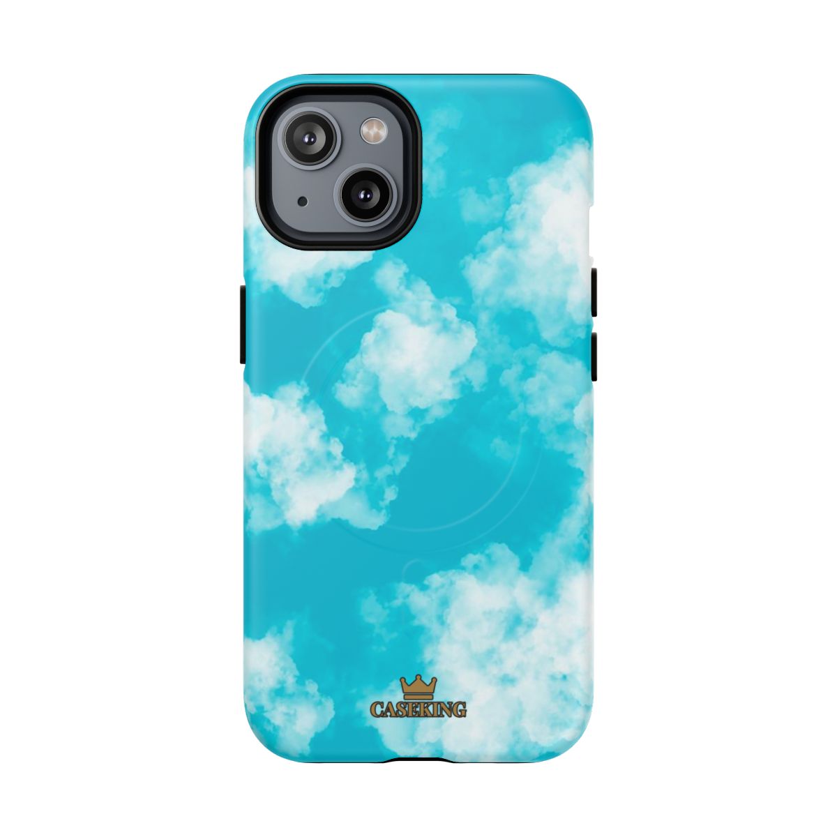 Cloudy Sky MagSafe-compatible tough case on iPhone 14, matte finish