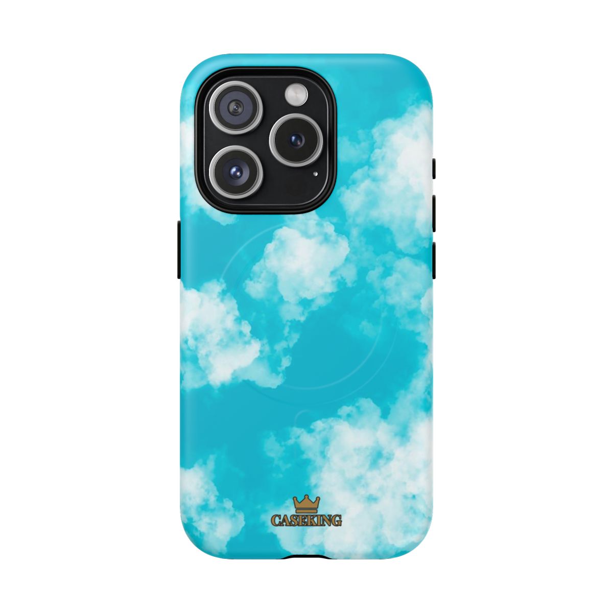 Cloudy Sky MagSafe-compatible tough case on iPhone 15 Pro, matte finish