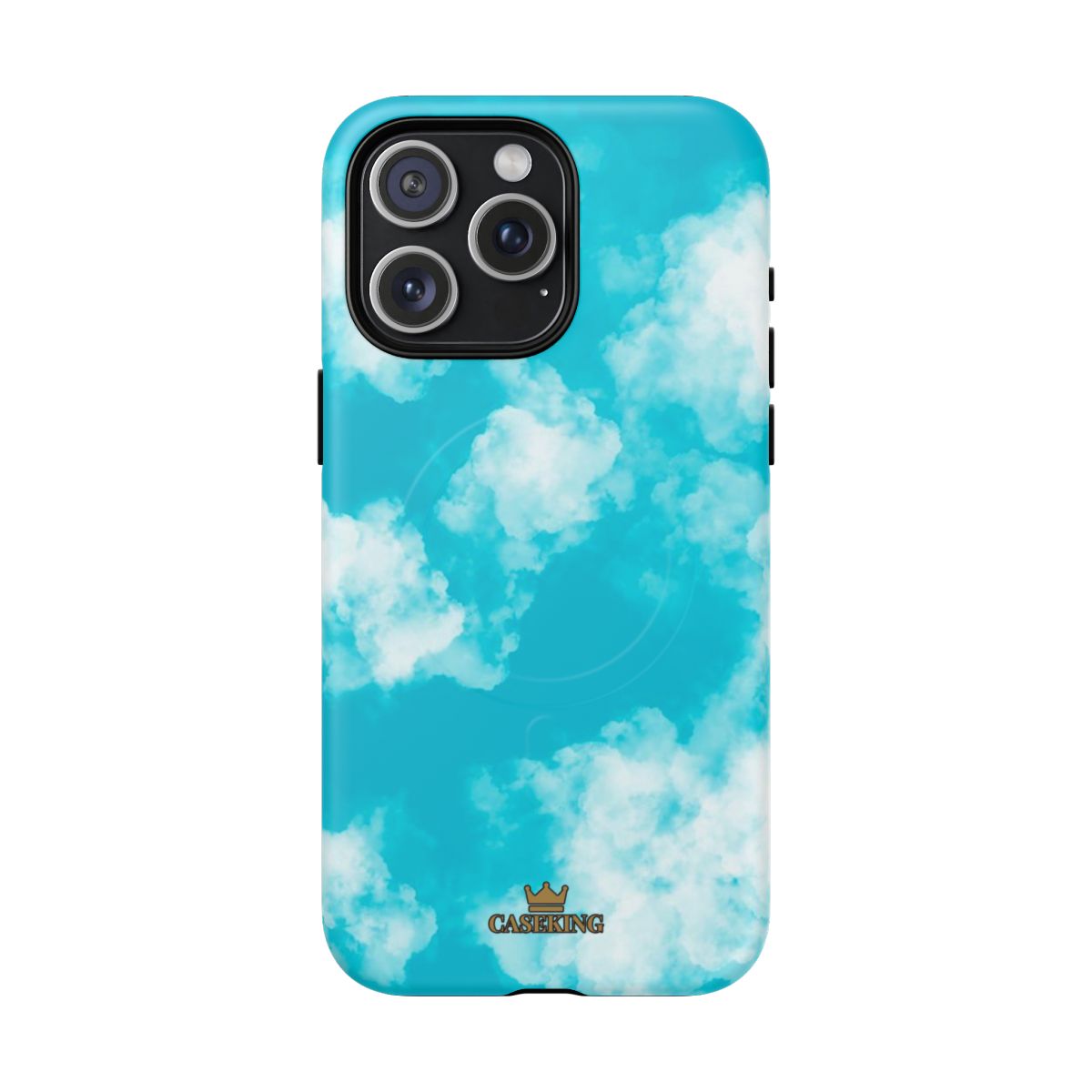 Cloudy Sky MagSafe-compatible tough case on iPhone 15 Pro Max, matte finish
