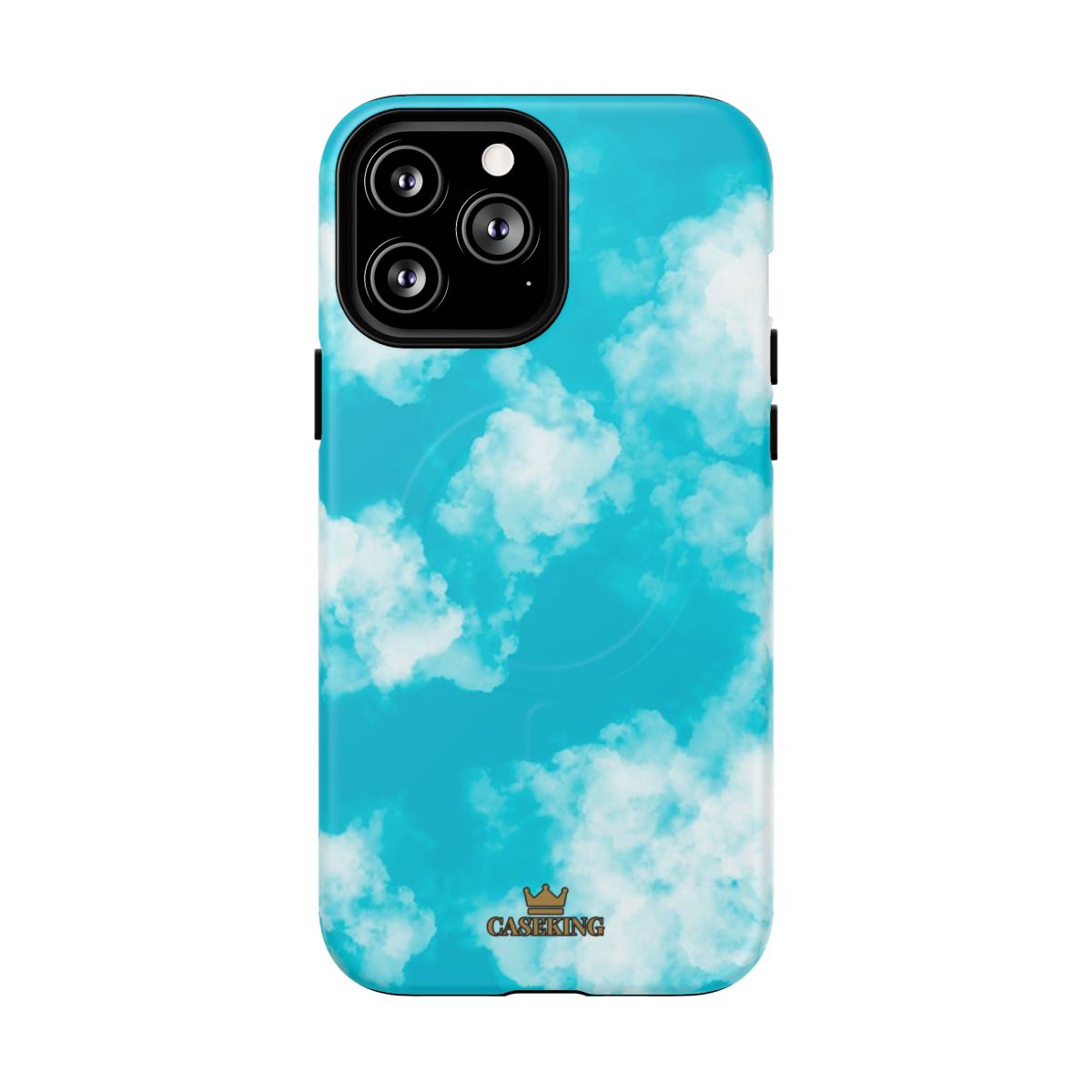Cloudy Sky MagSafe-compatible tough case on iPhone 13 Pro Max, matte finish