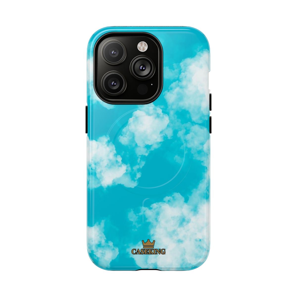 Cloudy Sky MagSafe-compatible tough case on iPhone 14 Pro, glossy finish