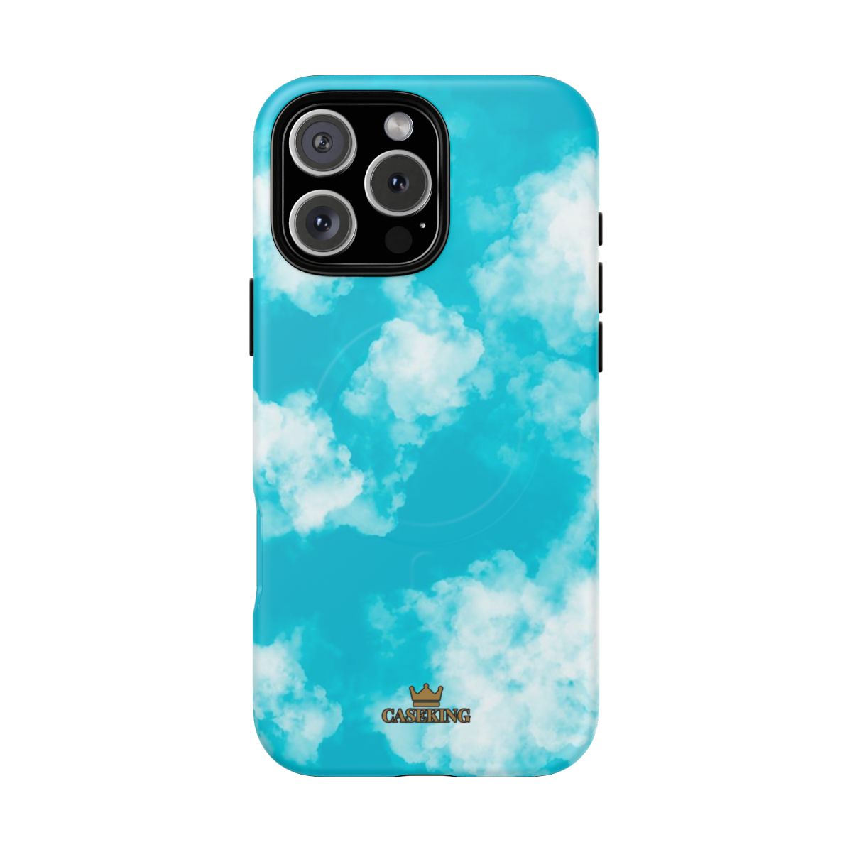 Cloudy Sky MagSafe-compatible tough case on iPhone 16 Pro Max, matte finish