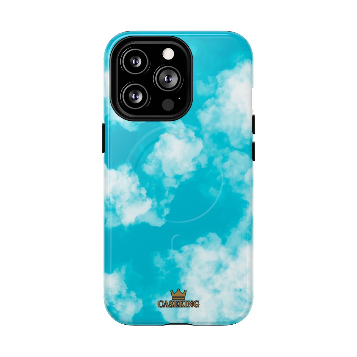 Cloudy Sky MagSafe-compatible tough case on iPhone 13 Pro, glossy finish