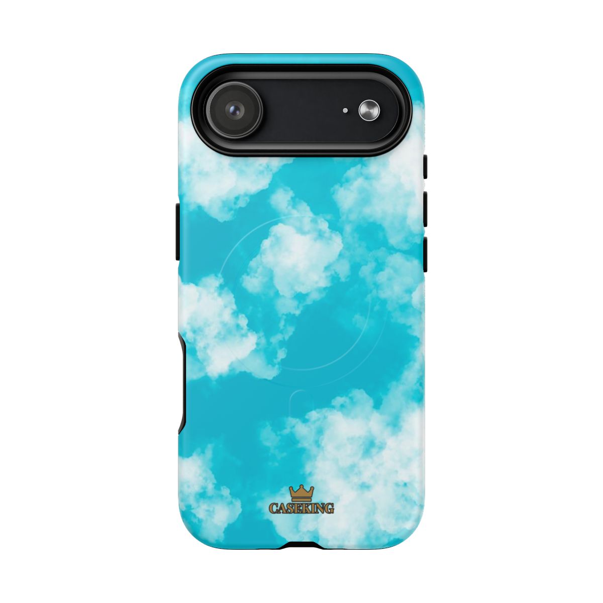 Cloudy Sky MagSafe-compatible tough case on iPhone 17 Air, matte finish