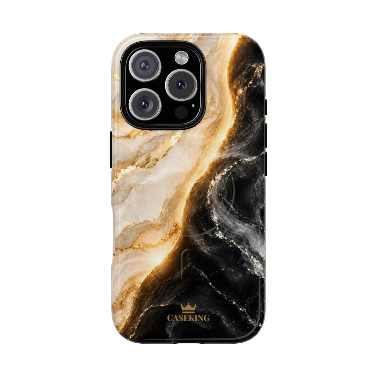 Day & Night MagSafe-compatible tough case on iPhone 16 Pro, glossy finish