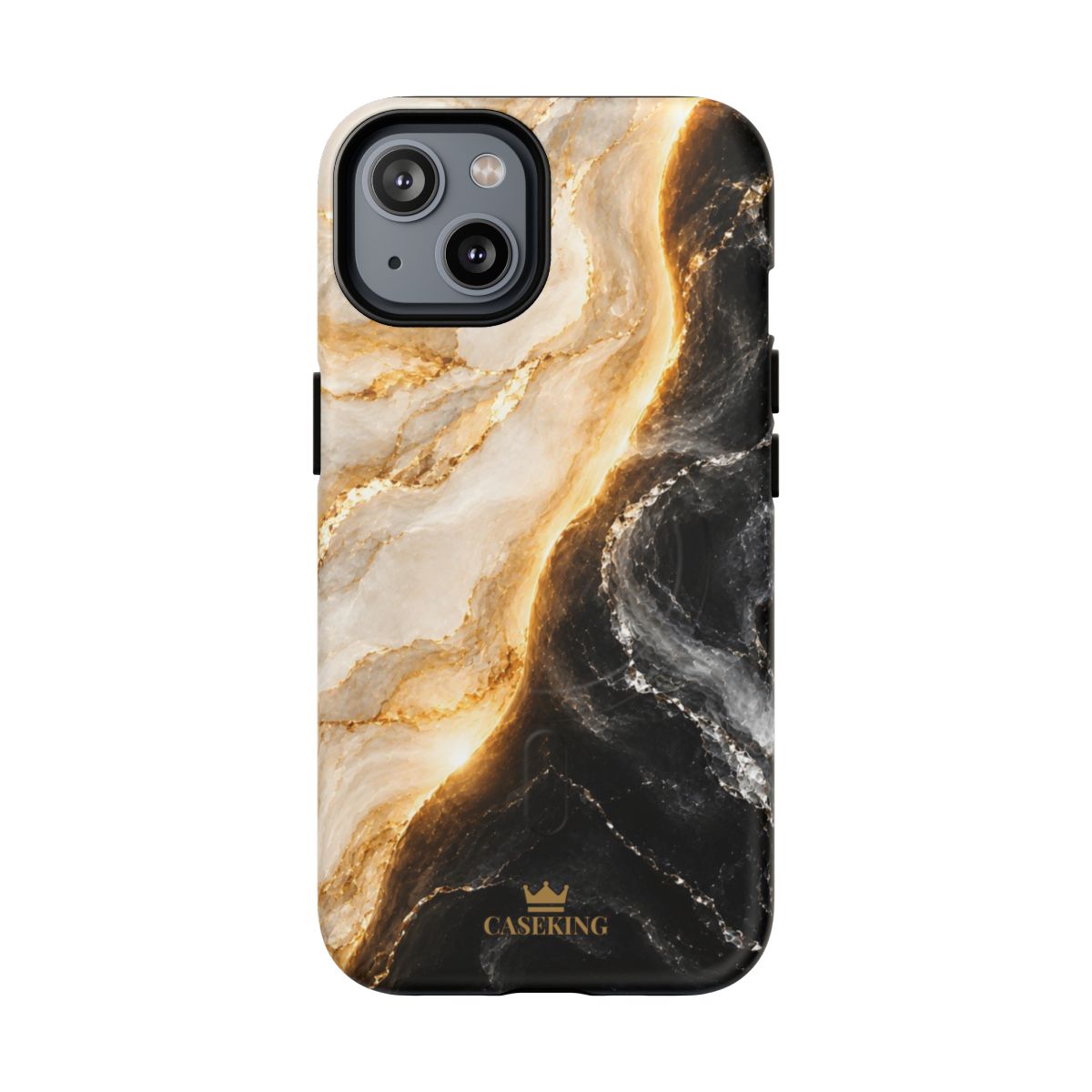 Day & Night MagSafe-compatible tough case on iPhone 14, matte finish