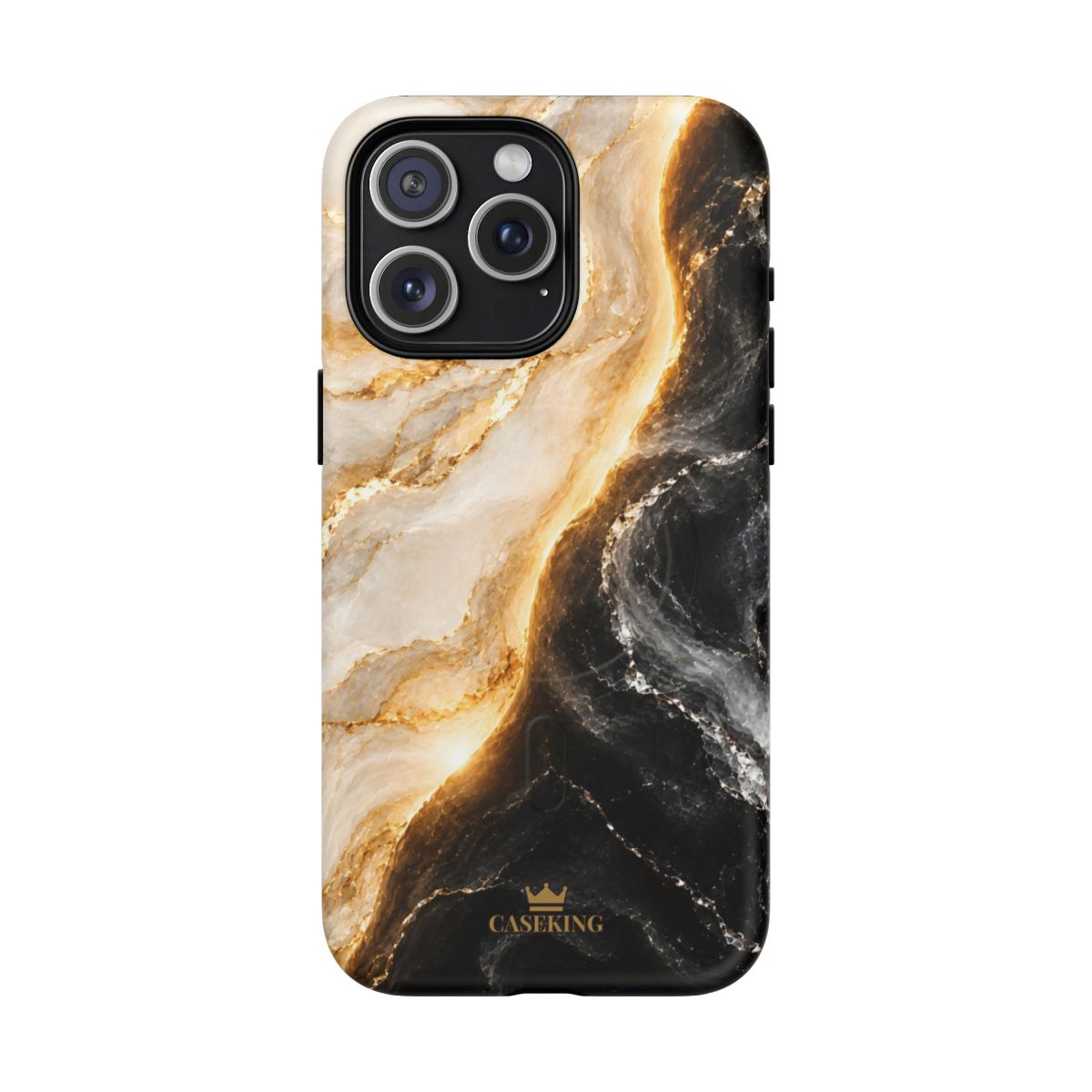 Day & Night MagSafe-compatible tough case on iPhone 15 Pro Max, matte finish