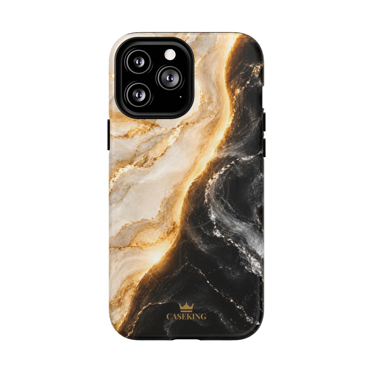 Day & Night MagSafe-compatible tough case on iPhone 13 Pro Max, matte finish