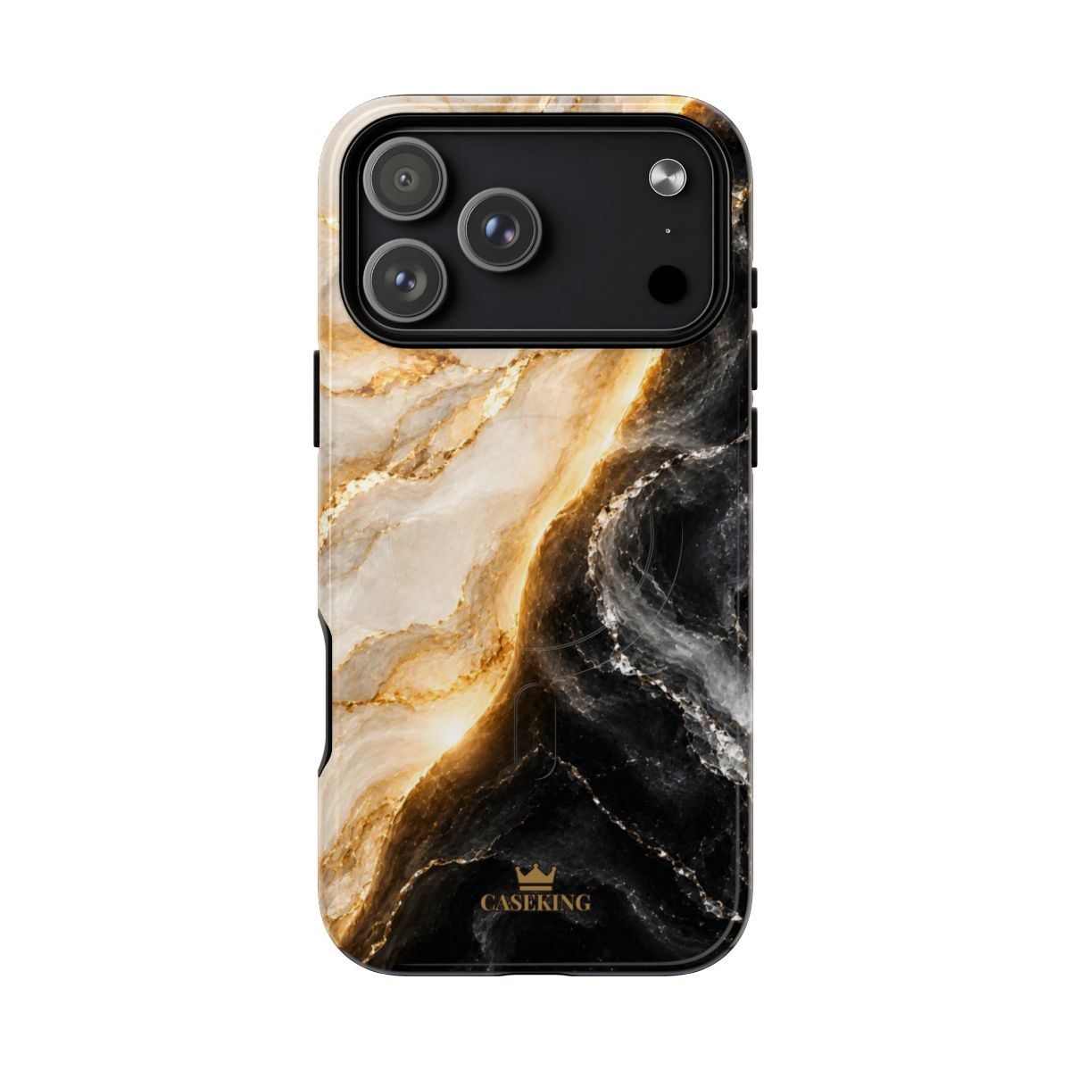 Day & Night MagSafe-compatible tough case on iPhone 17 Pro Max, glossy finish