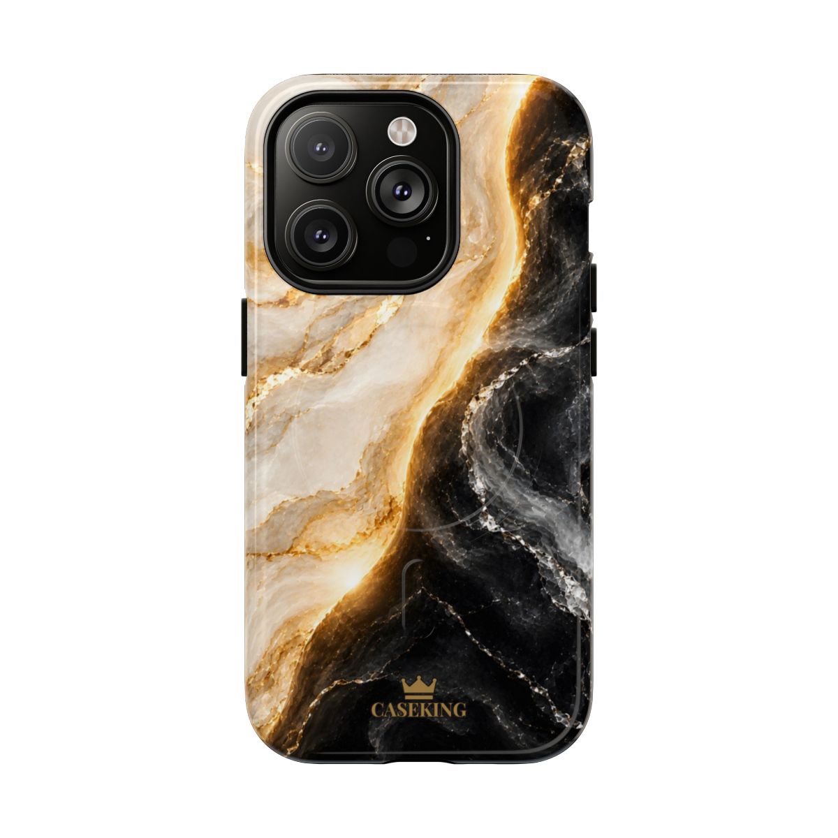 Day & Night MagSafe-compatible tough case on iPhone 14 Pro, glossy finish