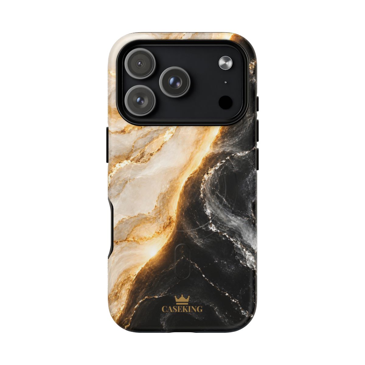 Day & Night MagSafe-compatible tough case on iPhone 18 Pro, matte finish