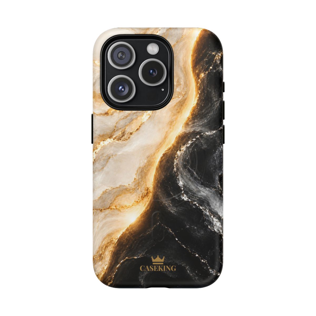 Day & Night MagSafe-compatible tough case on iPhone 15 Pro, matte finish