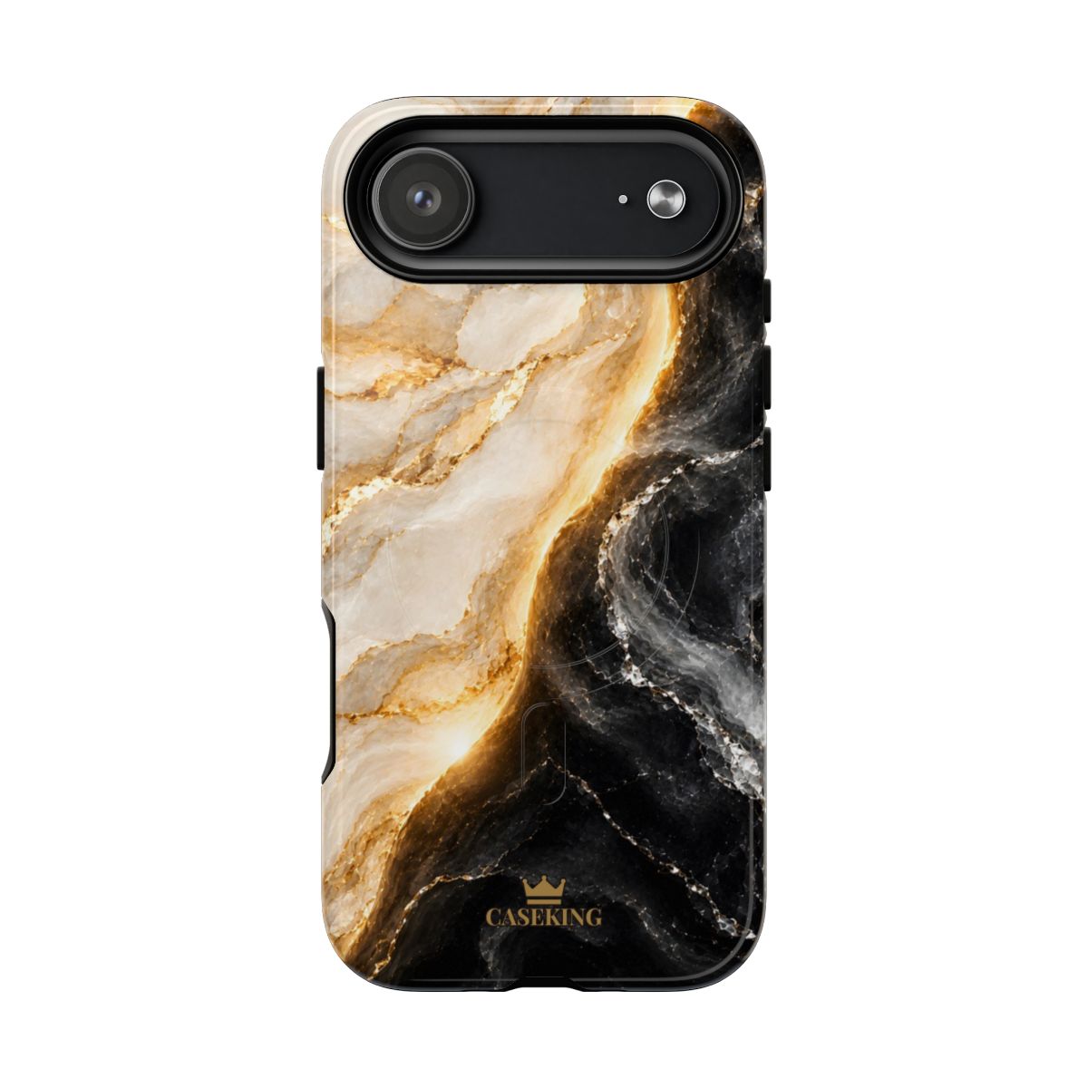 Day & Night MagSafe-compatible tough case on iPhone 17 Air, glossy finish