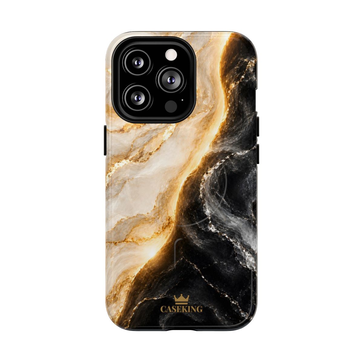 Day & Night MagSafe-compatible tough case on iPhone 13 Pro, glossy finish