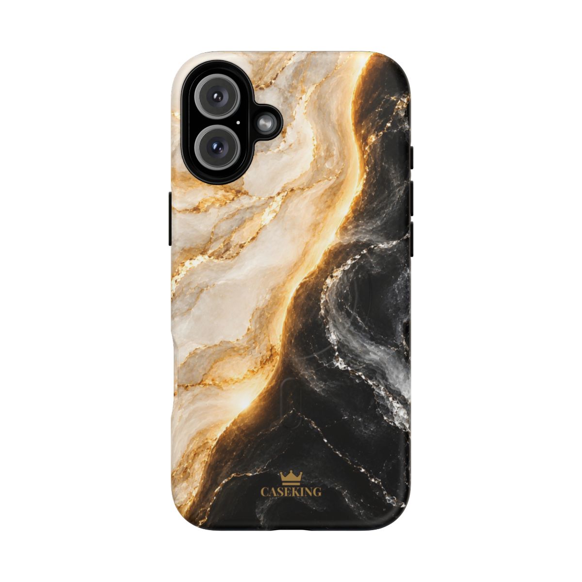 Day & Night MagSafe-compatible tough case on iPhone 16 Plus, matte finish