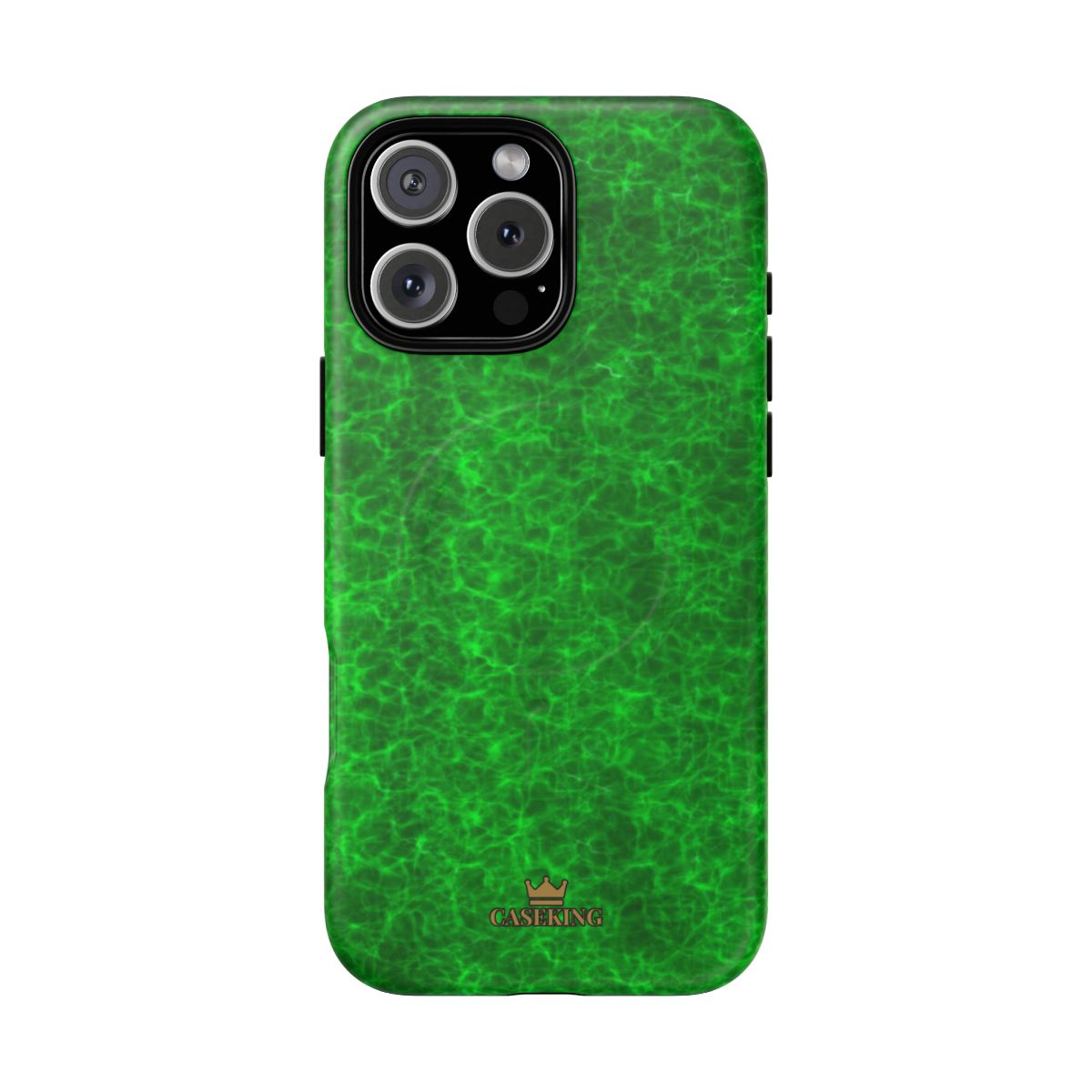Emerald Gem MagSafe-compatible tough case on iPhone 16 Pro Max, matte finish