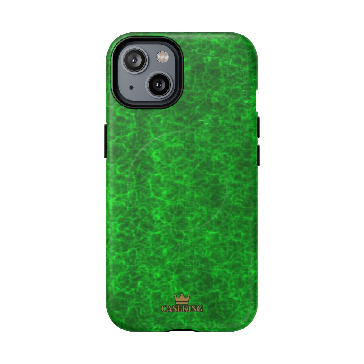 Emerald Gem MagSafe-compatible tough case on iPhone 14, matte finish