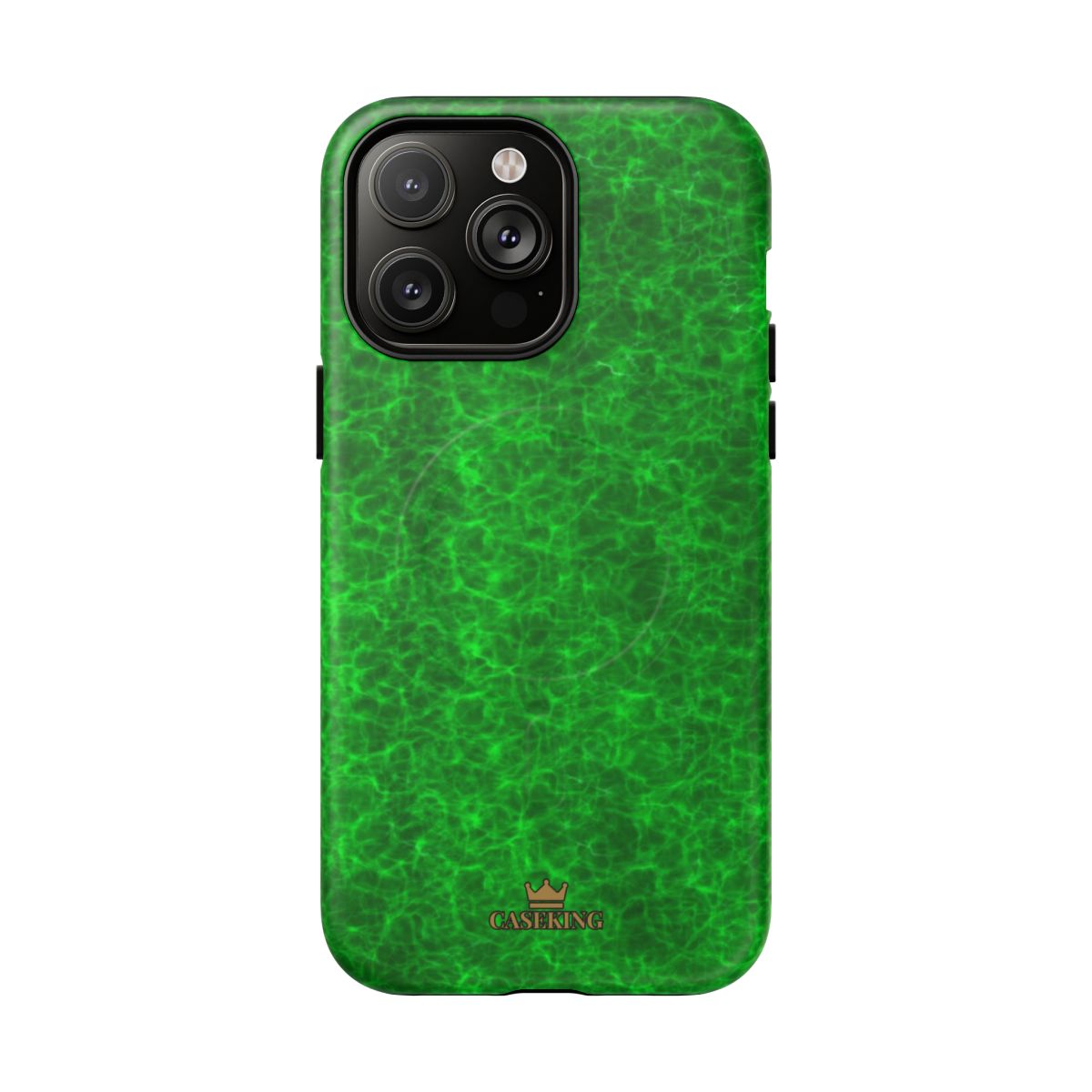 Emerald Gem MagSafe-compatible tough case on iPhone 14 Pro Max, matte finish
