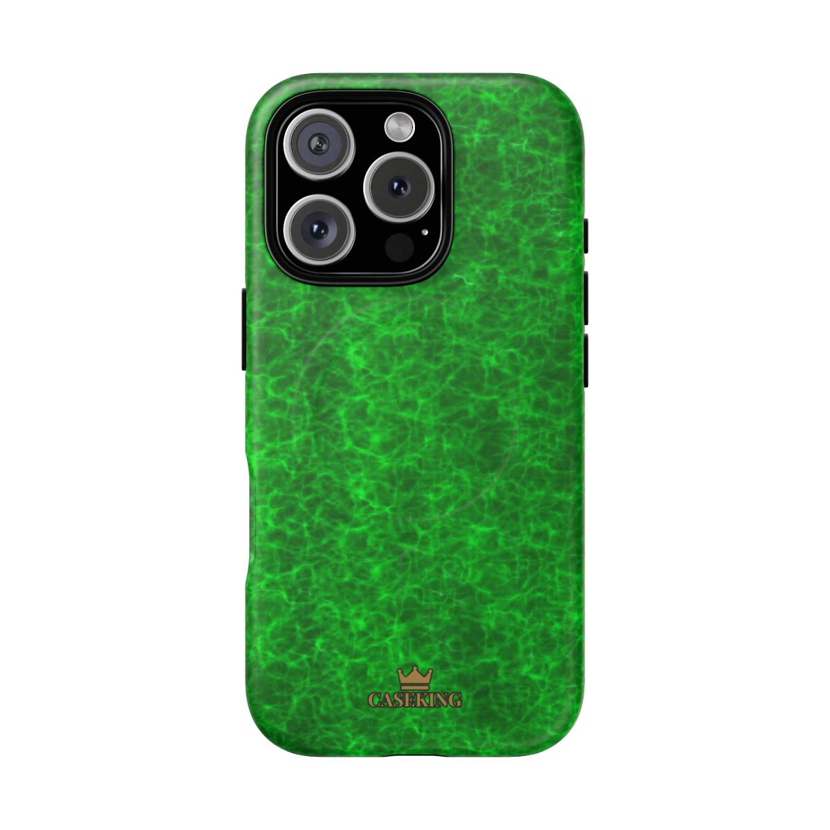 Emerald Gem MagSafe-compatible tough case on iPhone 16 Pro, matte finish