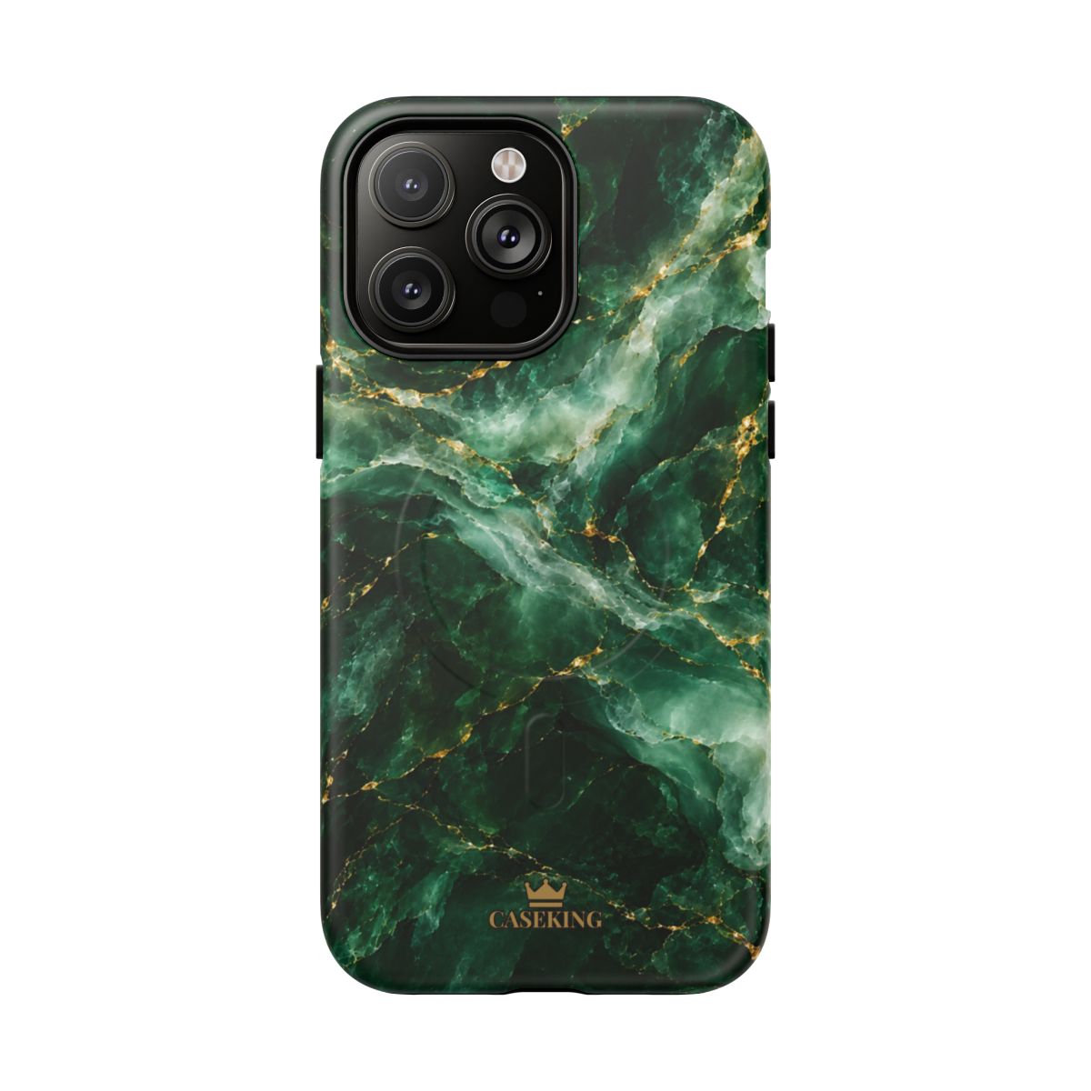 Emerald Jade MagSafe-compatible tough case on iPhone 14 Pro Max, matte finish