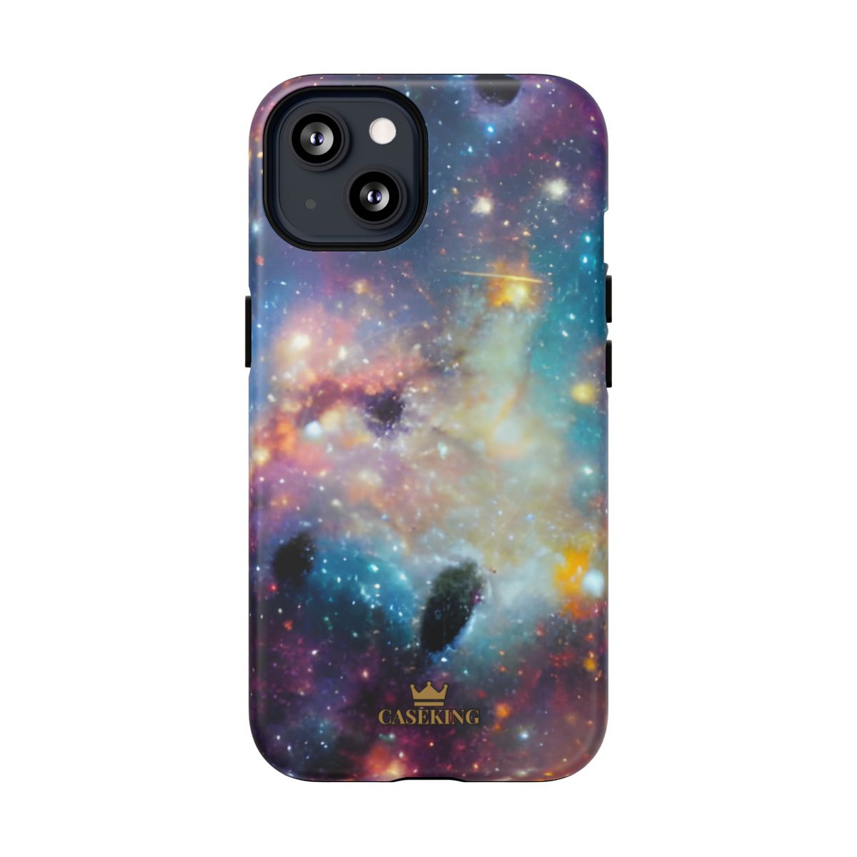Galaxy Storm MagSafe-compatible tough case on iPhone 13, matte finish
