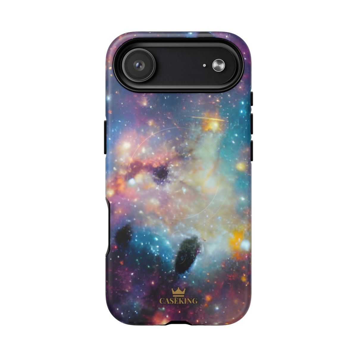 Galaxy Storm MagSafe-compatible tough case on iPhone 17 Air, matte finish
